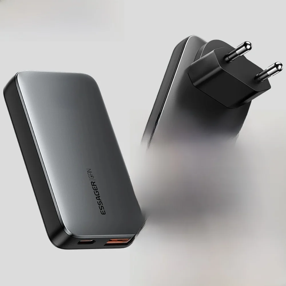 Essager 65W GaN Ładowarka USB typu C Quick Charge 3.0 Szybka ładowarka do iPhone 16 15 Xiaomi Samsung ipad Macbook Tablet PD Ładowarka — zdjęcie produktu 7