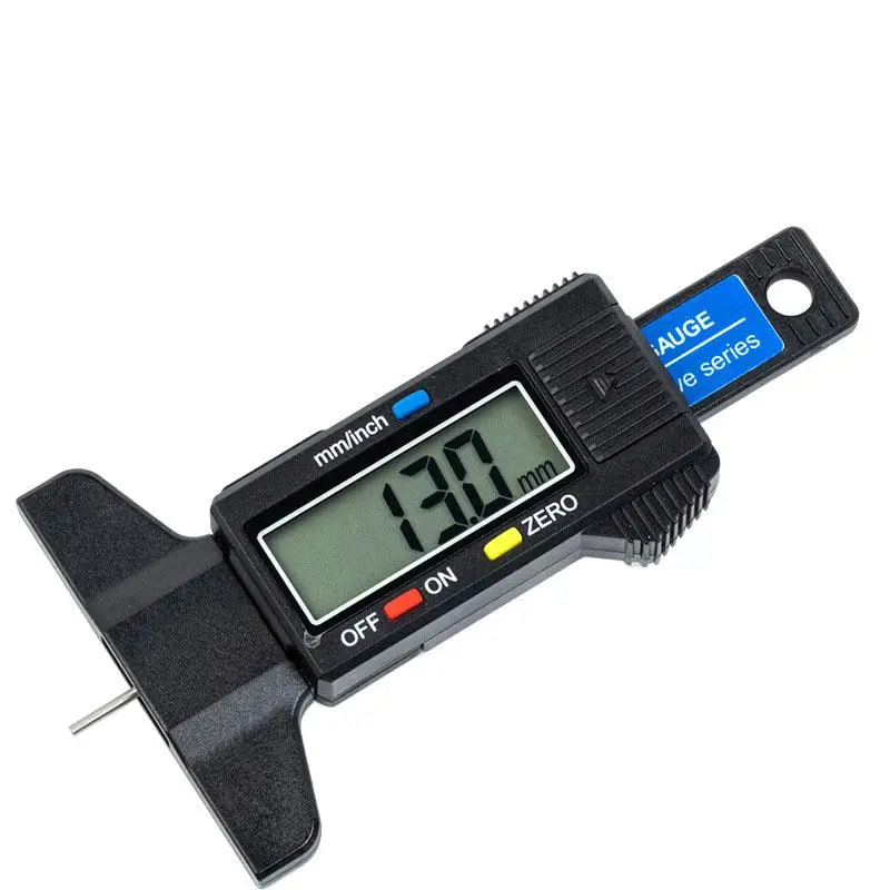 

Digital Tire Tread Depth Gauge Tread Checker Tire Tester with INCH and MM Conversion of 0-0.98 Inch
