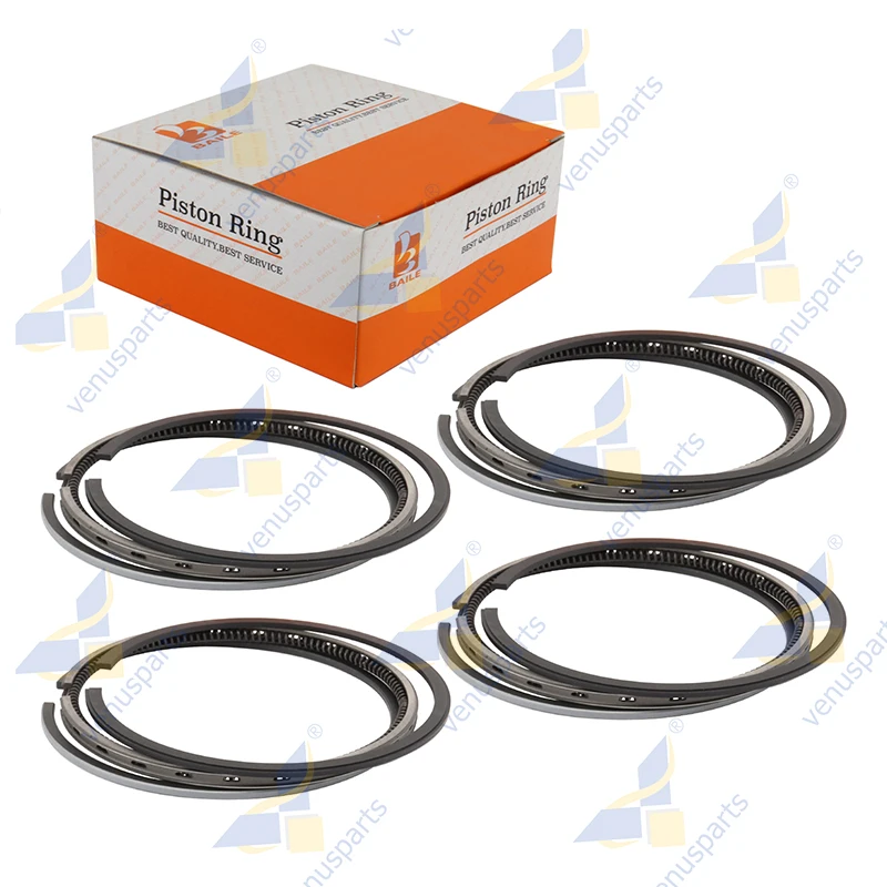 

V1405 D1005 V1305 Поршневое кольцо для Kubot 16271-21050 76*2HK + 1,5 + 4 мм Детали двигателя 76 мм Комплект для капитального ремонта 4-цилиндрового экскаватора