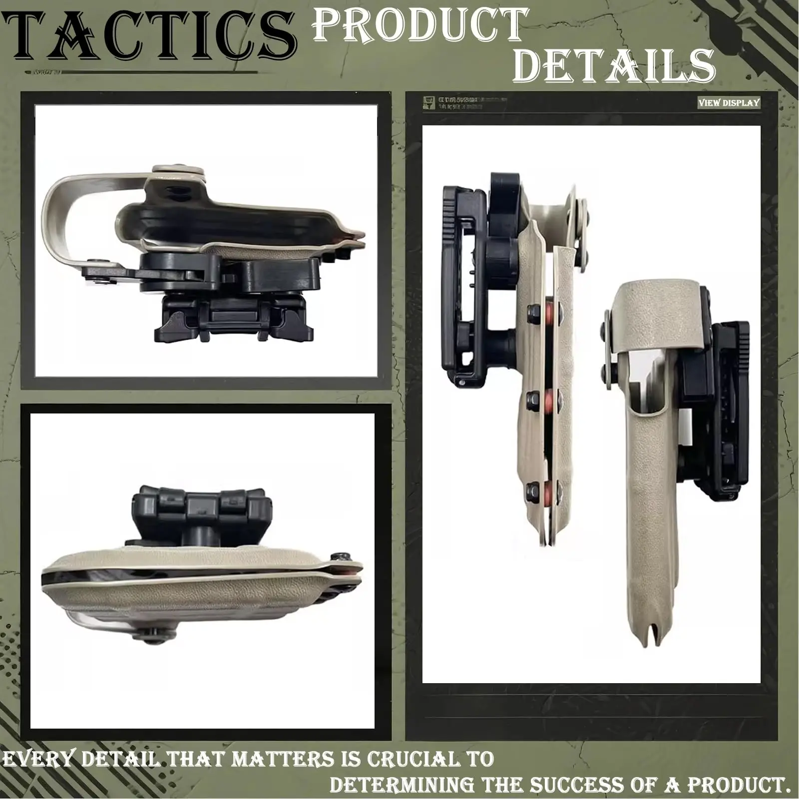 

Tactical Mobile Phone Quick-Release Holster Airsoft Molle System Mobile Phone Storage Case Hunting Paintball Shooting Equipment