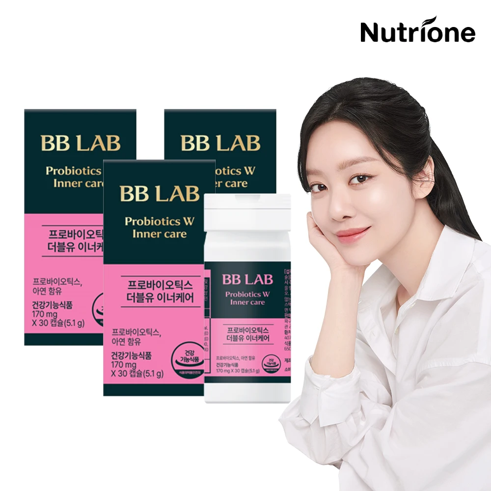 [Nue Tri-One] Cha-Ju-young Bibi Lab Probiotics W Innercare 3 boxes of Lactic acid bacteria (for 3 months)