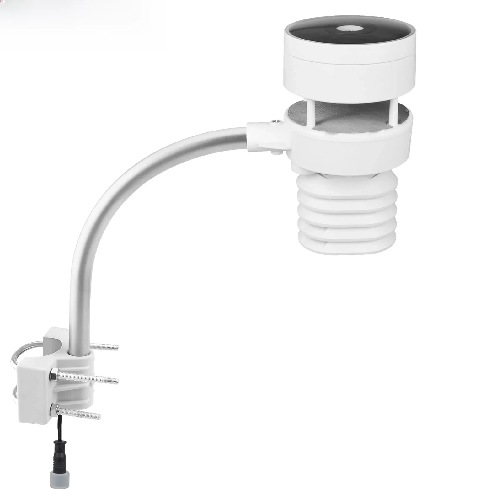Ecowitt WS80 6-in-1 ultrasone anemometer op zonne-energie met licht en UV, thermo-hygrometer weerstationsensor - alleen sensor - afbeelding 2