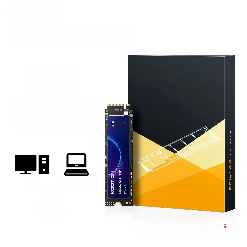 KOOTION X16 M.2 NVMe SSD 2TB 1TB 512GB M2 SSD Disk 7400 MB/S M.2 PCIe4.0 2280 Wewnętrzny dysk półprzewodnikowy do laptopa PS5 Desktop — zdjęcie produktu 7