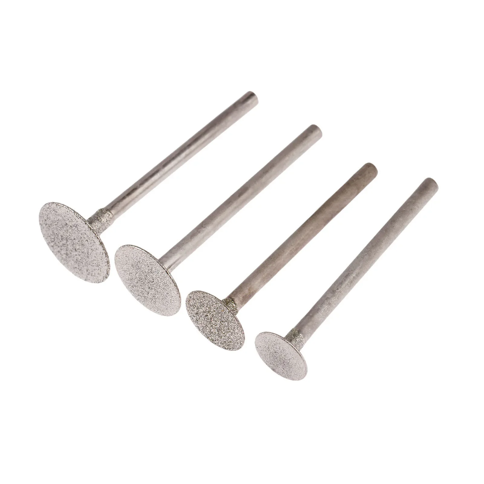 4 szt. Akcesoria Dremel diamentowa głowica szlifierska z mocowaniem punktowym kamień Jade rzeźba polerowanie narzędzia do grawerowania 3mm Shank — zdjęcie 2