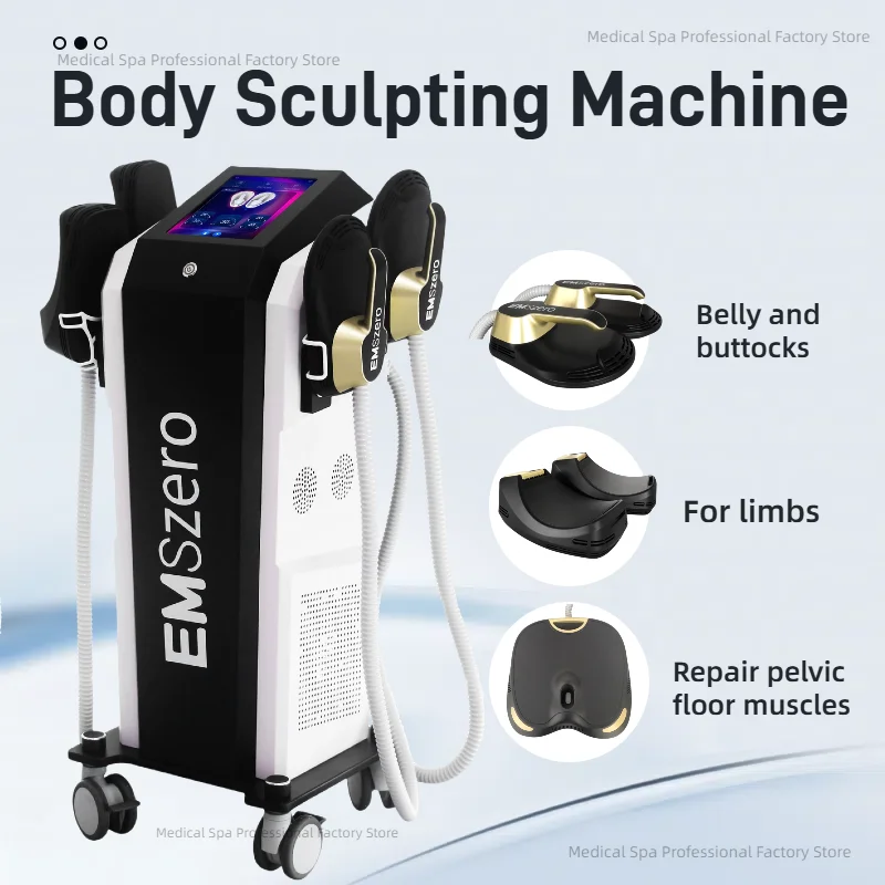 Muscle trainer Electromagnetic technology slimming beauty instrument 6500W EMSZERO 15 Tesla body shaping instrument