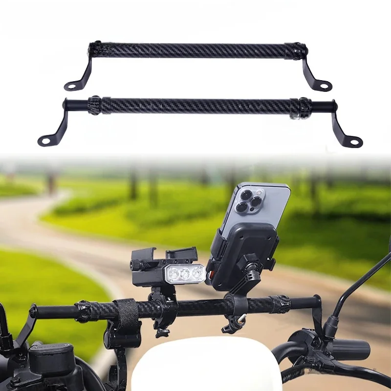 AliExpress NONE SEAMETAL Motorcycle Balance Bar Electric Cycle Handlebar Extension Rod For Phone Holder Bracket Motorbike Crossbar Handlebar