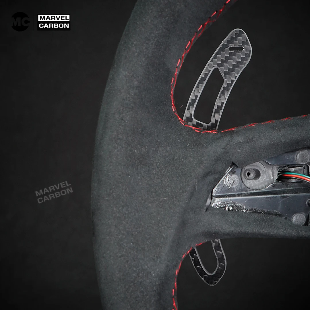 Carbon Fiber Magnetic Paddle Shifter For Audi B9 Series A1 A3 A5 A8 Q2 Q3 Q4 Q5 Q7 Q8 S1 S2 S3 S4 S5 SQ5 RS3 RS4 RS5 RSQ5