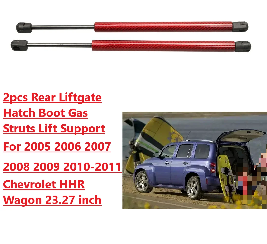 

23.27inch 2PC Back Door Stay for Chevrolet HHR Wagon 2005-2009 2010 2011 Rear Tailgate Boot Gas Spring Struts Prop Lift Support