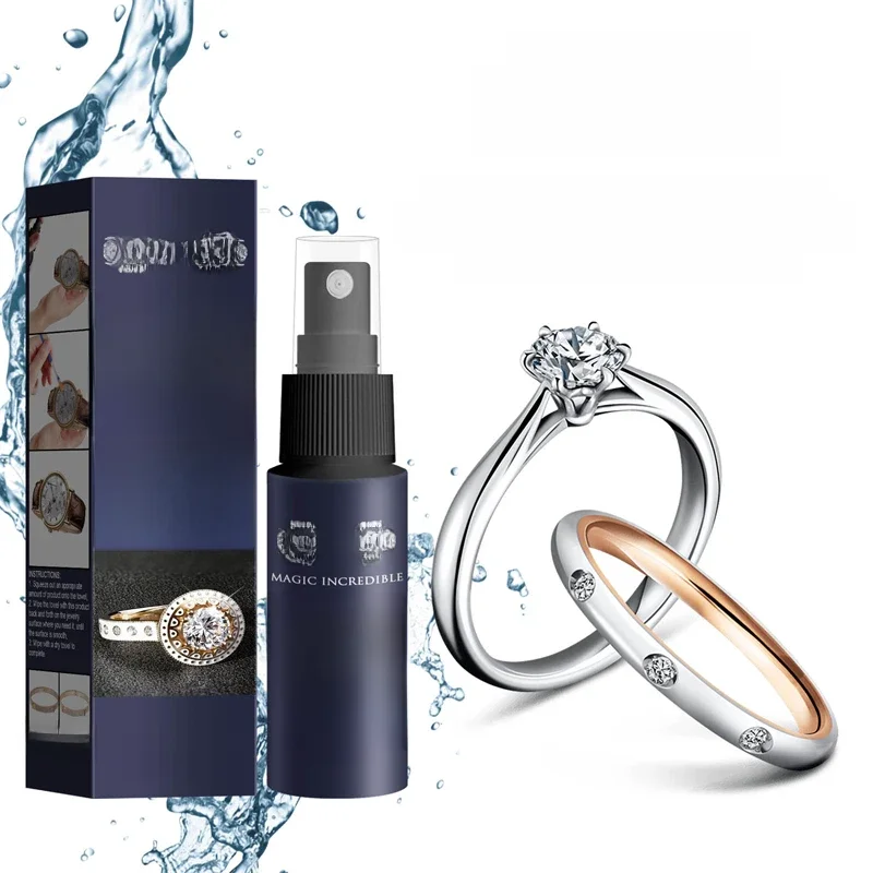 Nettoyant pour bijoux Nettoie rapidement et en profondeur les accumulations quotidiennes de taches et de cendres Nettoyant liquide pour or, argent, platine, diamants