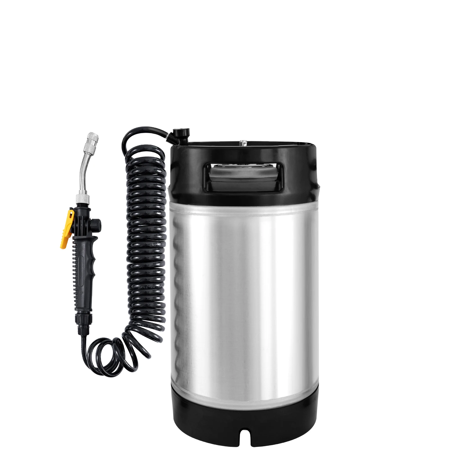 YLWRAP 9.5L Stainless Steel Tint Keg Car Wash Tank PPF Sprayer Keg Window Tint Tools Spray Keg Car Cleaning Auxiliary Tool
