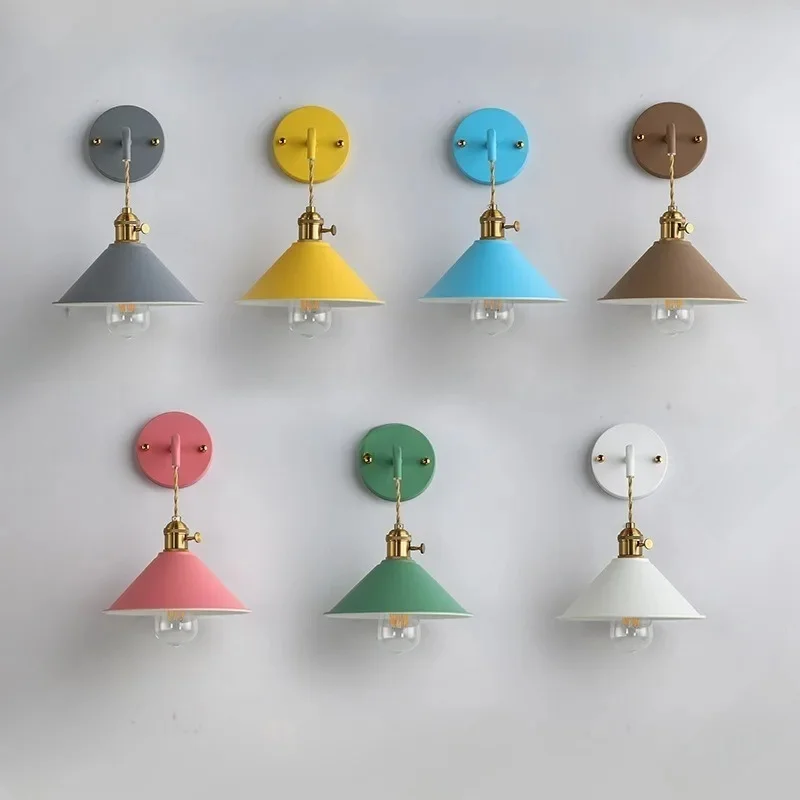 Applique Murale LED en Fer au Design Rétro Créatif, Luminaire Décoratif d'Nik, Idéal pour un Salon, une Chambre à Coucher, un Couloir, des Escaliers ou un Couloir