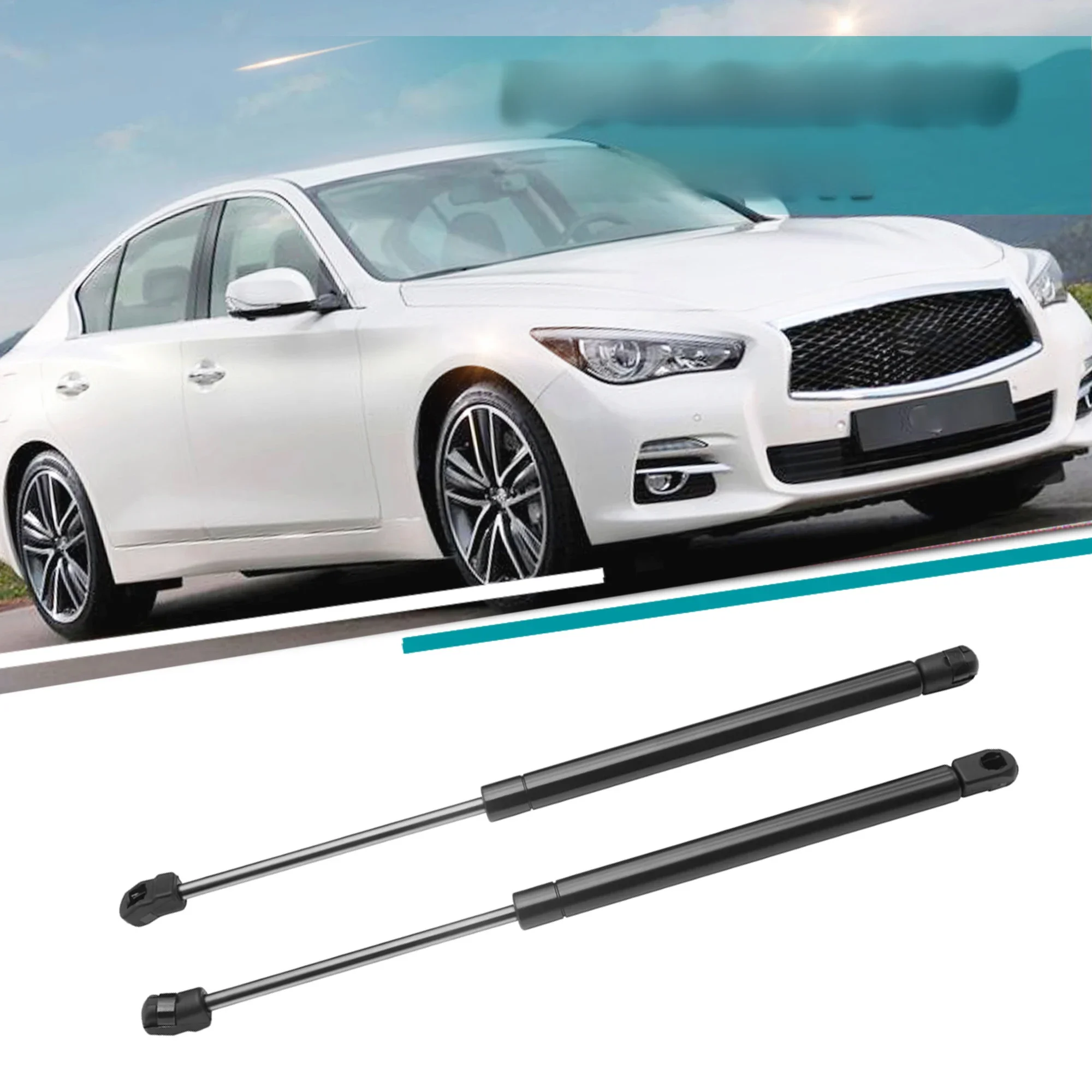 Amortyzatory klapy bagażnika do Infiniti Q50 2014-2018, wymienne akcesoria samochodowe — zdjęcie 2