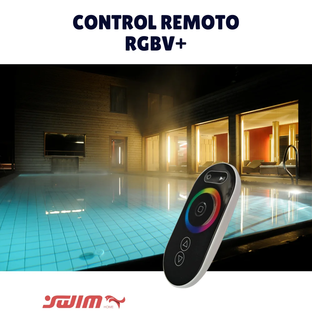 RGB + LED pool controller with remote control with advanced controller gradúa intensity color selection with light sensor