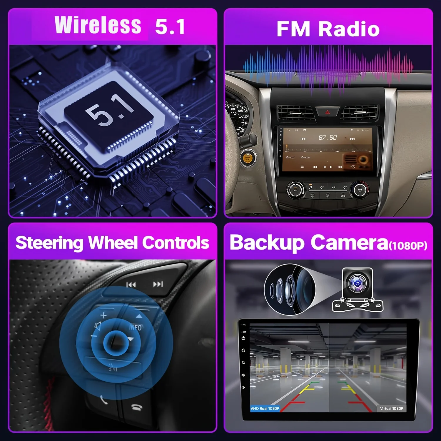 10.1 بوصة ستيريو سيارة لاسلكي لنيسان ألتيما 2013 2014 2015 2016 2017 2018 دعم CarPlay أندرويد السيارات ، 2G + 32G HD لمس