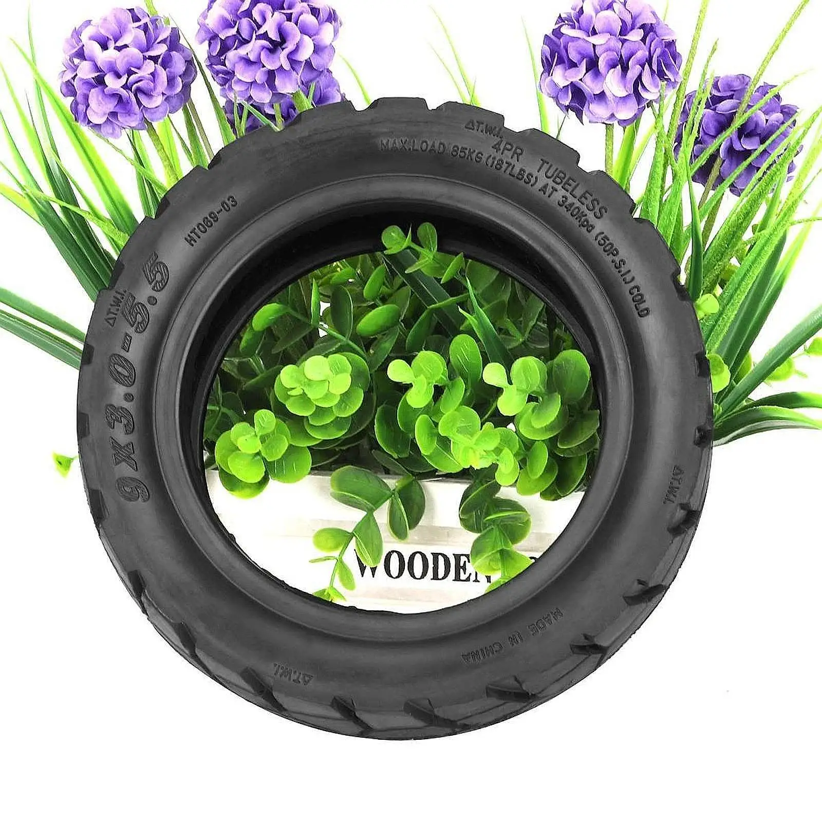 

Vacuum Tubeless Tire Anti Skid Pressure Resistant Shockproof High Speed Pneumatic Tyre 9x3.0-5.5 Tubeless for Mini Motorcycle
