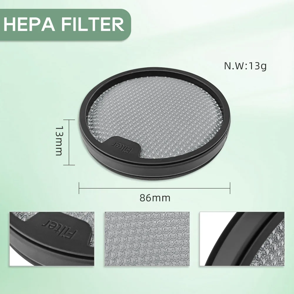 Fit For Dreame T10 / T20 / T20 Pro / T30 / T30 Neo / R10 / R10 Pro / R20, Xiaomi G9 / G10 Replacement Parts Pre Post Filter