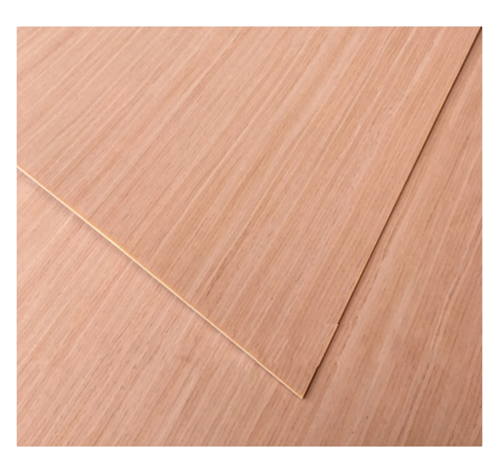 L:2.5meters Width:58cm Technology Red Oak Straight Grain Veneer  Audio Furniture Wood Veneer (back non woven fabric)