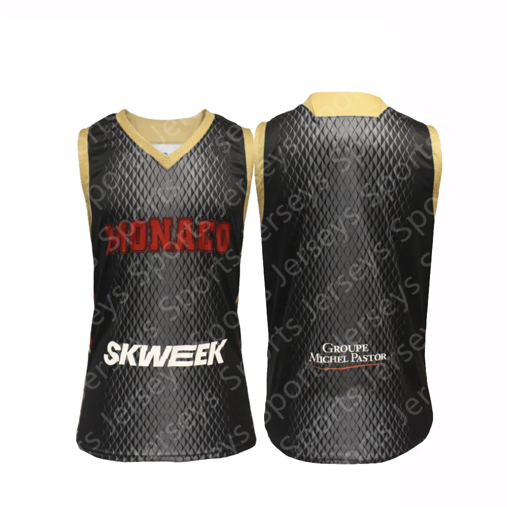 2024 New Morocco Basketball France Men's Basketball Training Vest Fan Jersey Special Set Boys Sports Jersey Vest