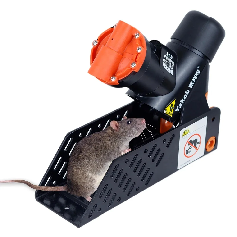 2025 Slimme Automatische Humane Niet-giftige Ratten- en Muizenval Kit Rat Muis Multi-catch Trap Machine CO2-cilinders Humane Niet-giftig - afbeelding 2