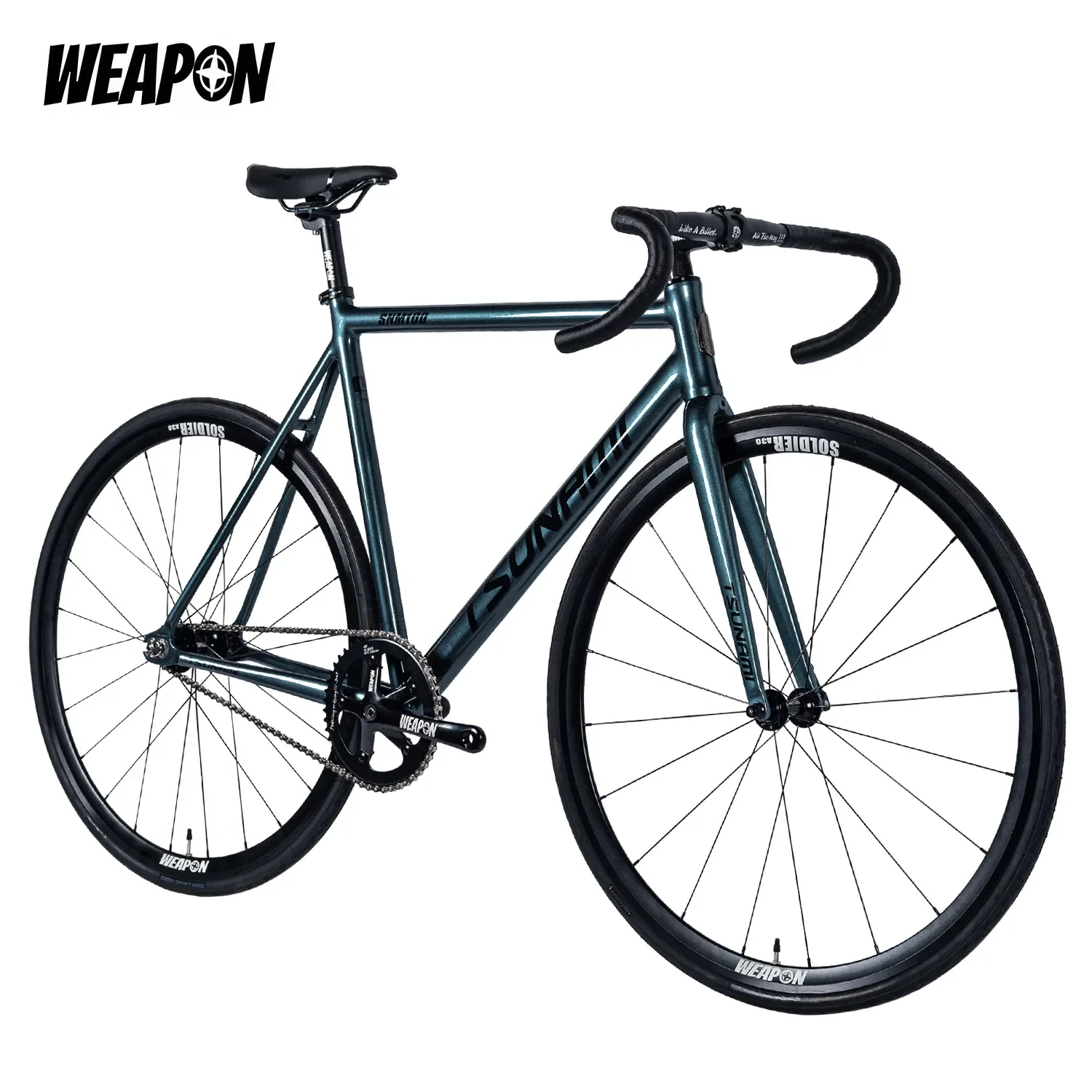 Tsunami SNM100Elite Complete Fixed Gear Bike 700C Track Bicycle