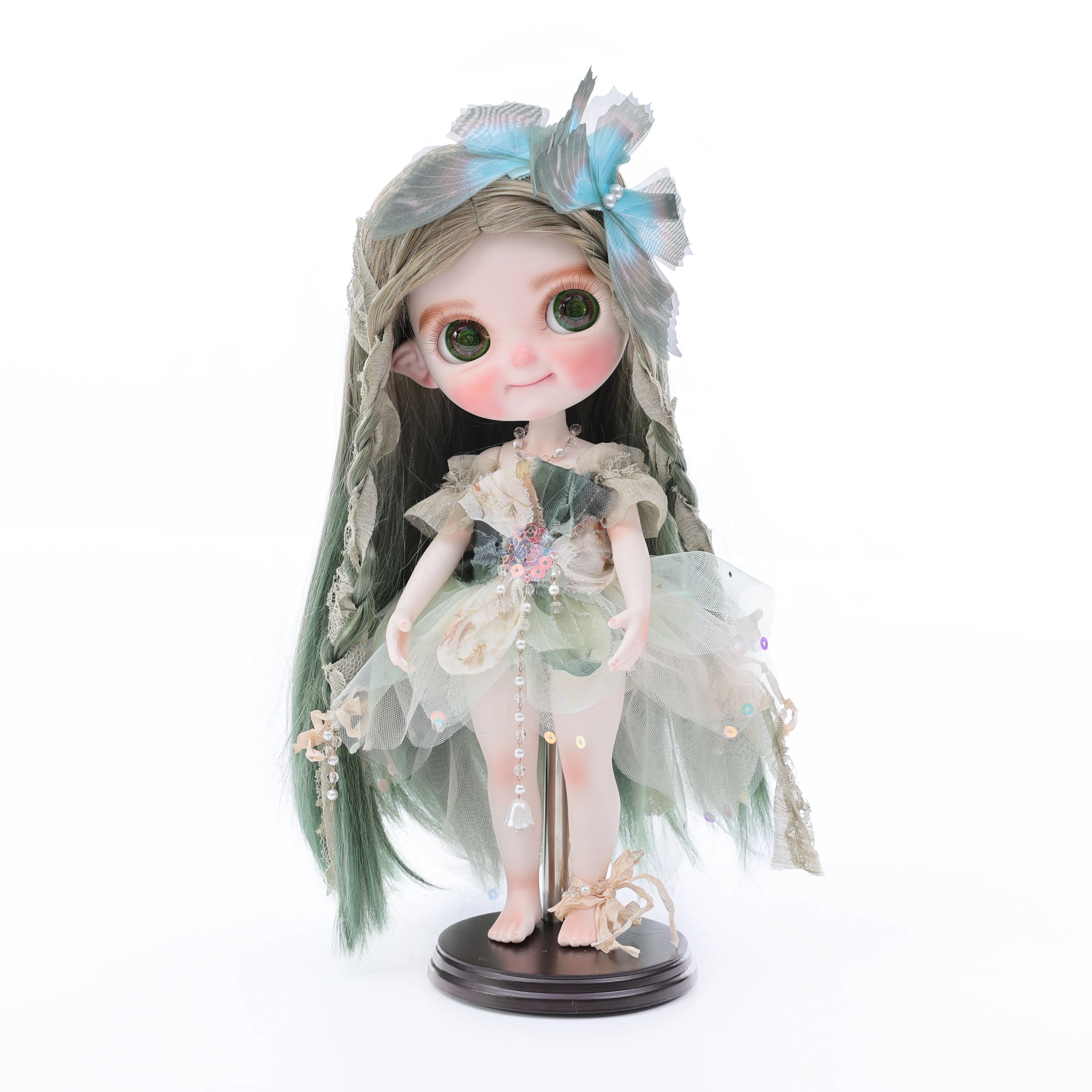 

5pcs Cloveray 12 inch Original Elf Fairy Porcelain Doll Lifelike Indian Ceramic Doll All Ceramic Doll Handmade Artworks Gift