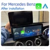 Carplay タッチスクリーンメルセデスベンツ A GLA CLA クラス W176 X156 C117 2012-2018 車マルチメディアプレーヤーラジオ自動車ナビ 2