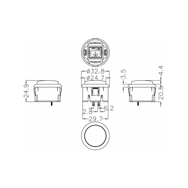 DIY Arcade oyun parçaları PC sıfır gecikme Arcade DIY kiti Mame USB Encoder + Sanwn tip Joystick + Sanwn tipi Push button + kablo demeti