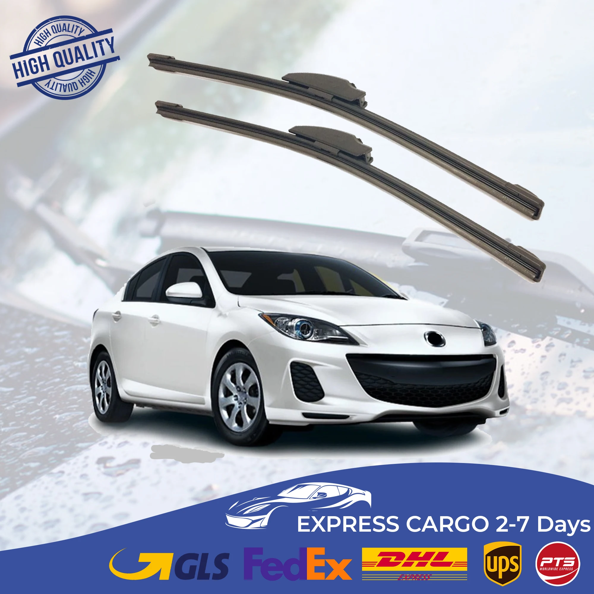 

Car Wiper Blade For Mazda 3 Sedan 2009 2010 2011 2012 2013 Auto Windscreen Windshield Wipers Blades Window Wash Front