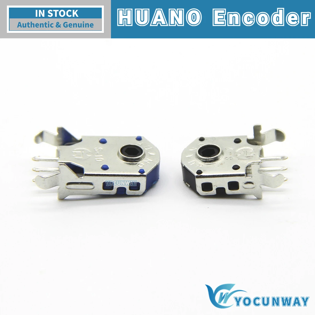 Codificador rotativo Huano 4.5-5-7-9-10-11-12-12-13-15mm, azul e preto roda codificador furo 1.74mm, 3 milhões de grades, novo