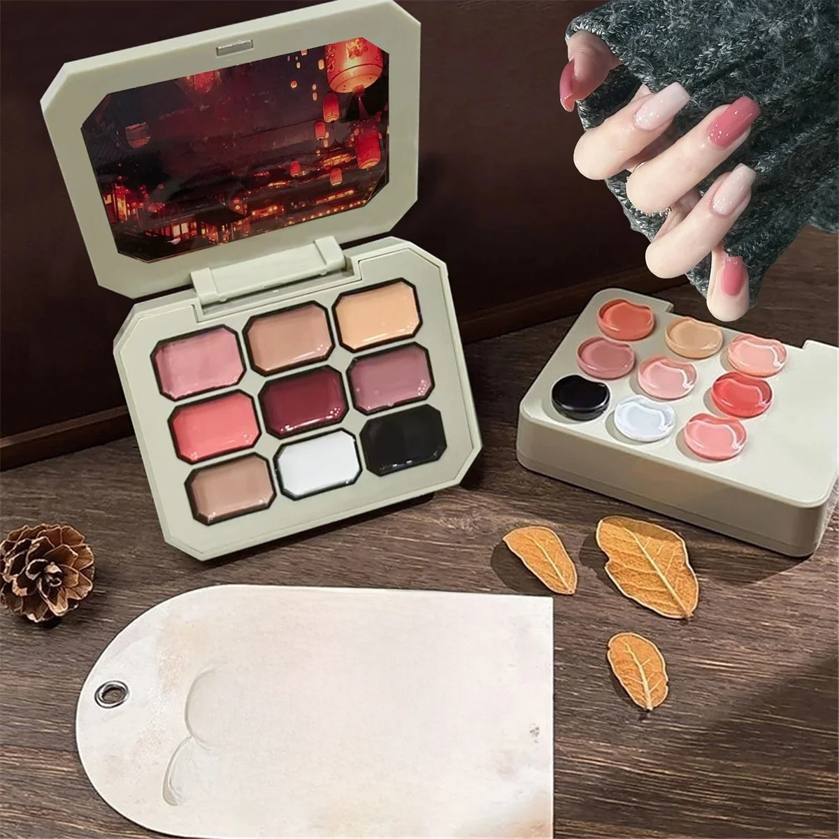 Vernis à ongles gel solide, colle à tapotements, dégradé de couleur populaire, amélioration des ongles, décoration artistique, création INS Y2K, 1 pièce