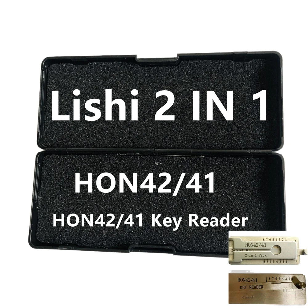 LiShi HON42 HON41 dekoder HON42/41 klucz czytnik narzędzie ślusarskie LiShi 2 w 1 dla Honda