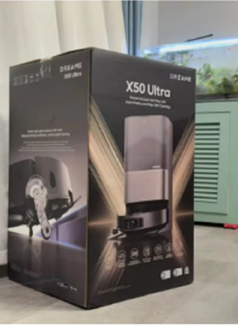 مكنسة وممسحة روبوت Dreame X50 Ultra ، فارغة تلقائية وممسحة ، تنظيف ذاتي ، تجنب العقبات ، ملاحة ° ، فرشاة لفك التشابك