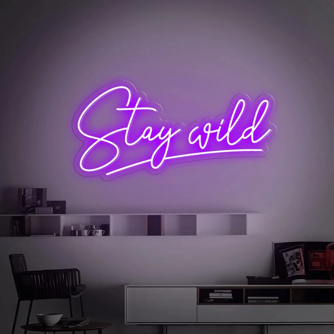 Stay Wild Neon Sign Home Wall Art Decor Bar Club Shop Art Neon Decor Gifts