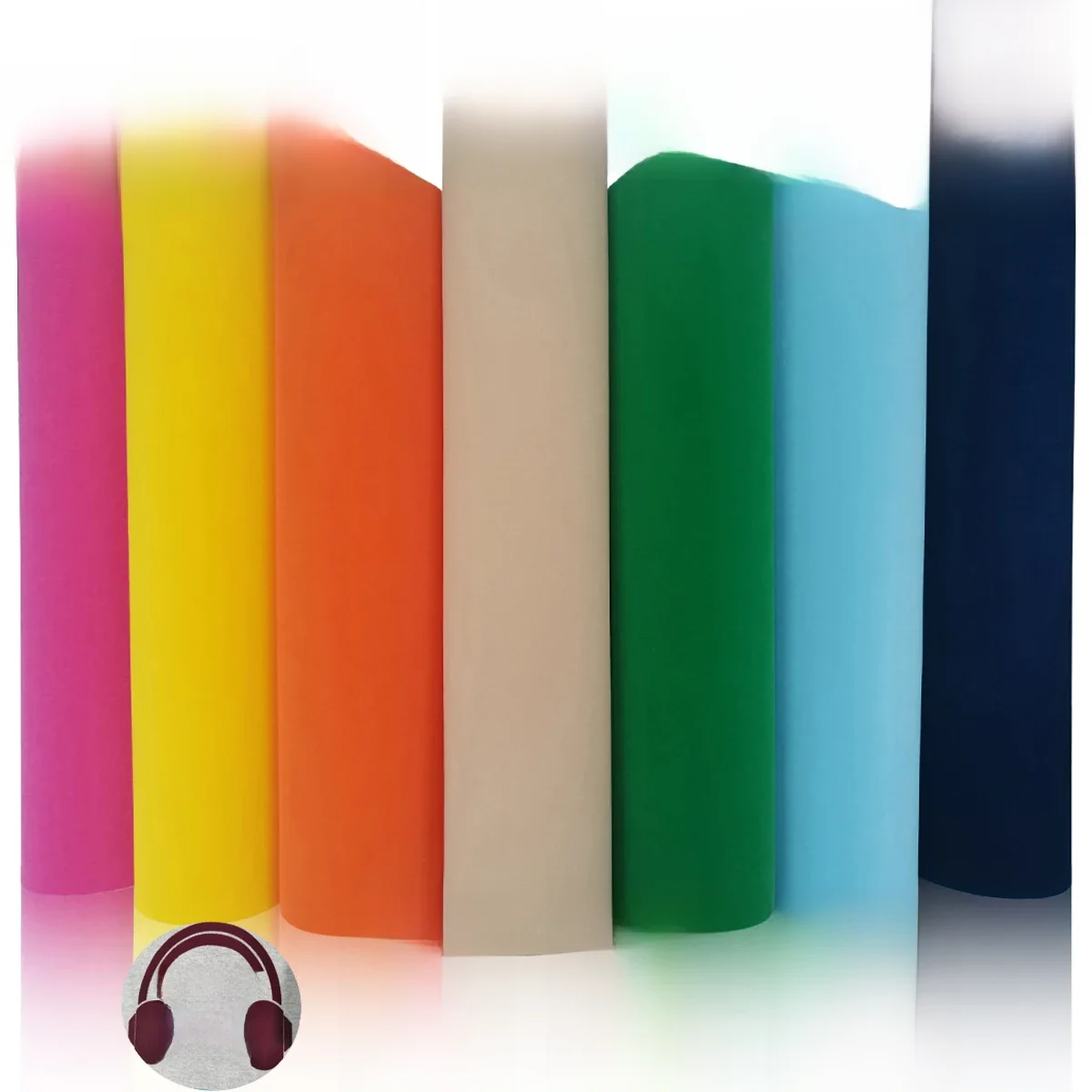 Vinyle thermocollant en velours floqué pour machines de découpe, film vinyle pour lettrage HTV