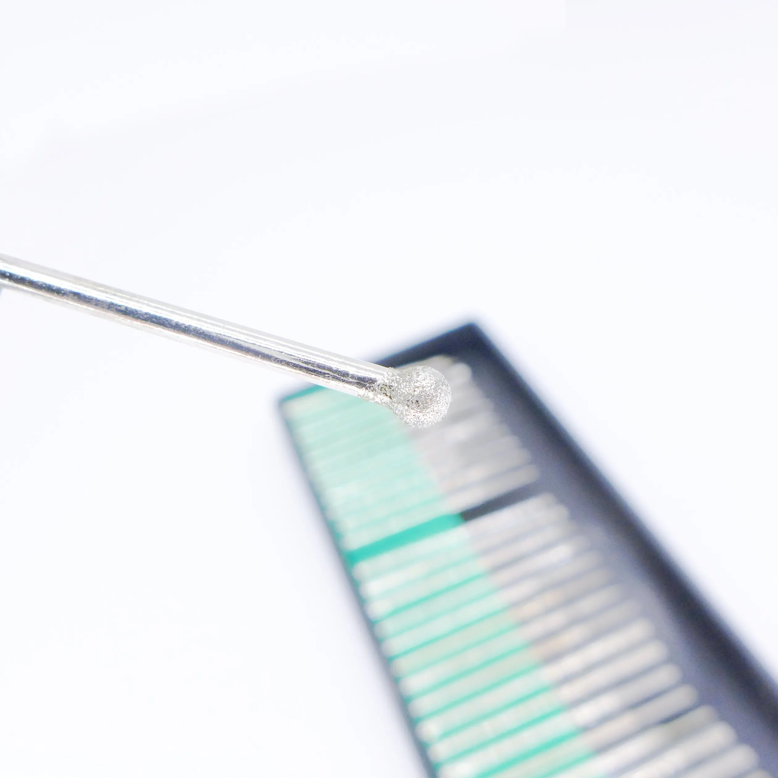 30PCS 2.35mm 다이아몬드 버 그라인딩 로터리 공구 세트 미니 드릴 비트 휠 연마 목재 석재 조각 드레멜 전동 공구용