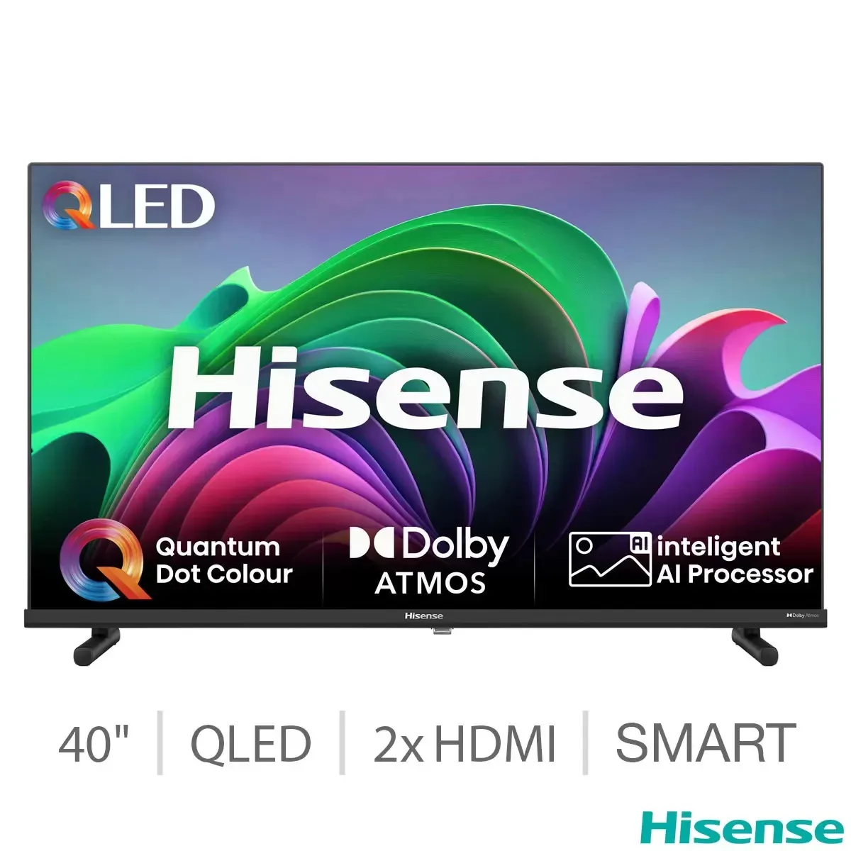 هايسنس تلفزيون ذكي 40E5NQTUK 40 بوصة Ultra HD HDR QLED Full HD