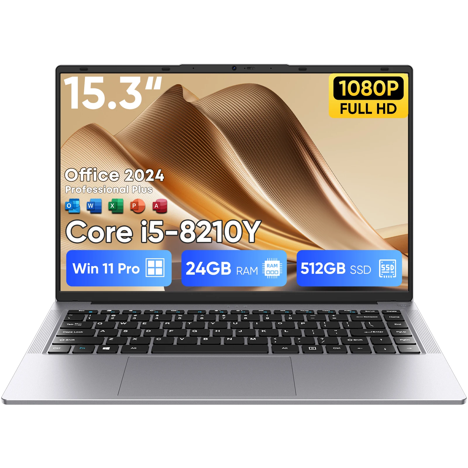Portátil 15,3″ i5 24GB RAM 512GB SSD Win11