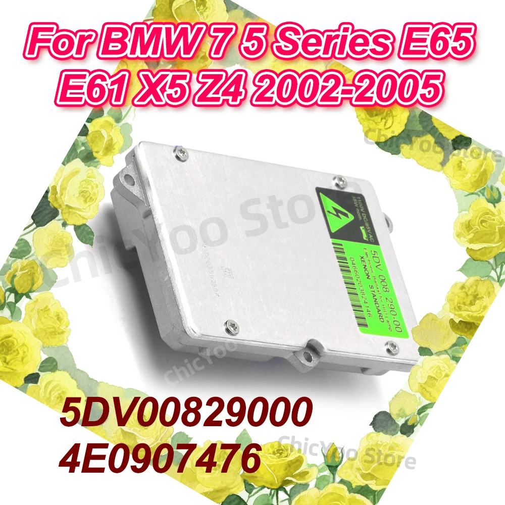 

Xenon HID Ballast Control Unit 5DV00829000 4E0907476 For BMW 7 5 Series E65 E61 X5 Z4 2002-2005