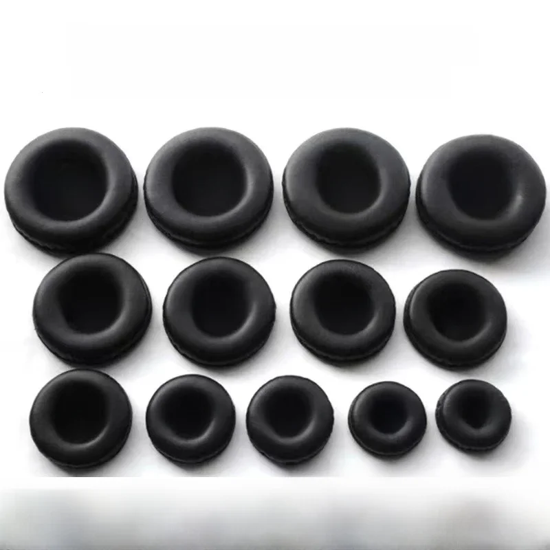 Uniwersalne wymienne okrągłe wkładki douszne Części naprawcze 50mm 60mm 65mm 70mm 75mm 80mm 85mm 90mm 95mm 100mm 110mm tuleja słuchawek — zdjęcie produktu 7