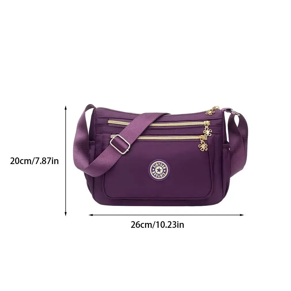 Shoulder Bag Banquet Traveling Casual Style Zipper Closure Crossbody Bags Adjustable Shoulder Pouch Birthday Gift Black