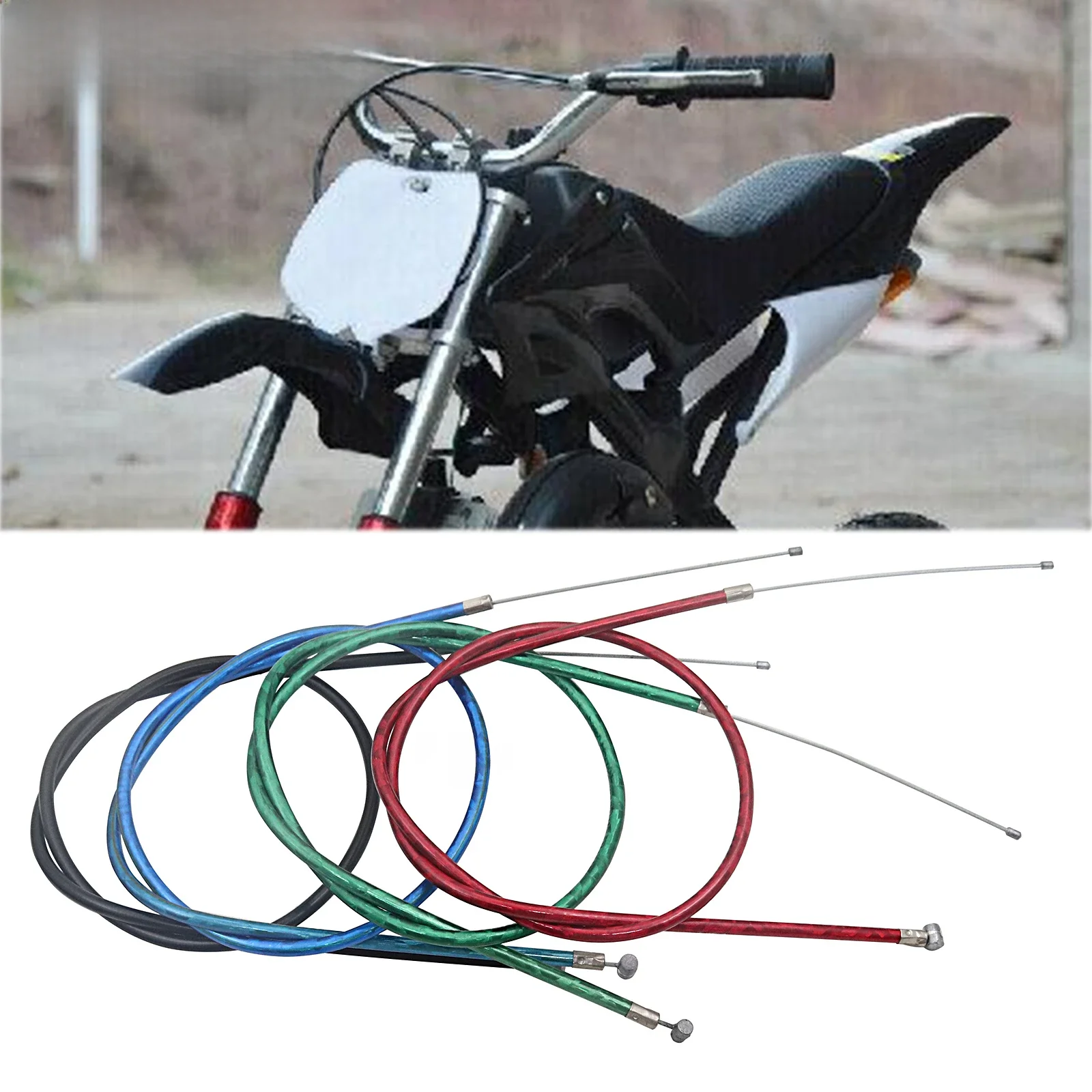 Ligne de câble d'accélérateur de carburateur pour 47cc 49cc Mini Dirt ATV Pit Pocket Quad câble d'accélérateur de carburateur ligne de fil pour 47cc 49c