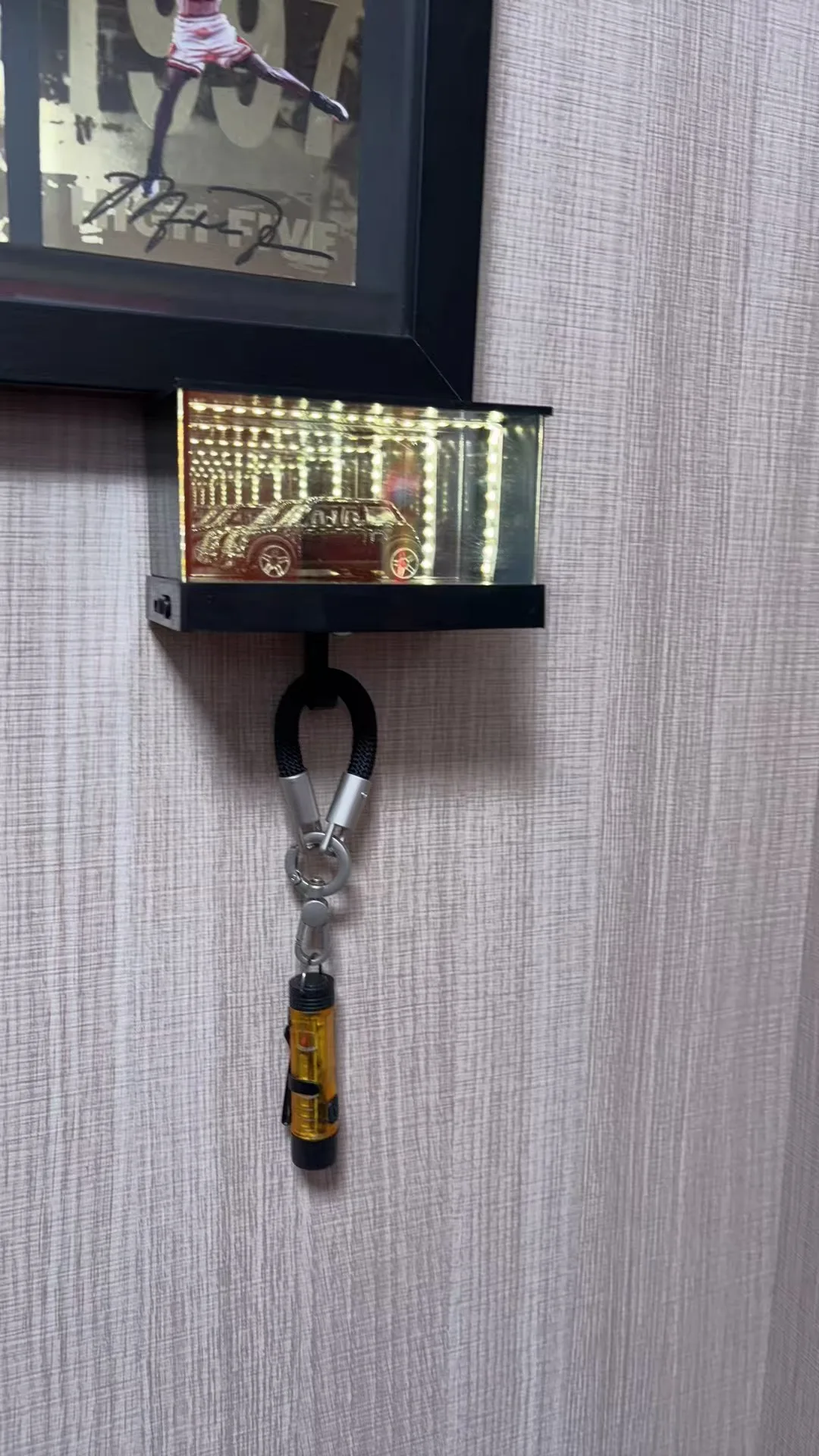 LED Garage Key Holder - Box Shape photo review