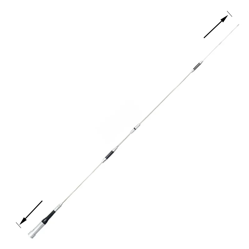 Oryginalny diament SG-7900 dwuzakresowy UHF/VHF 144/430 MHz stal nierdzewna 150 W 5.0/7.6dBi antena zyskowa SG7900 mobilne radio samochodowe — zdjęcie 2