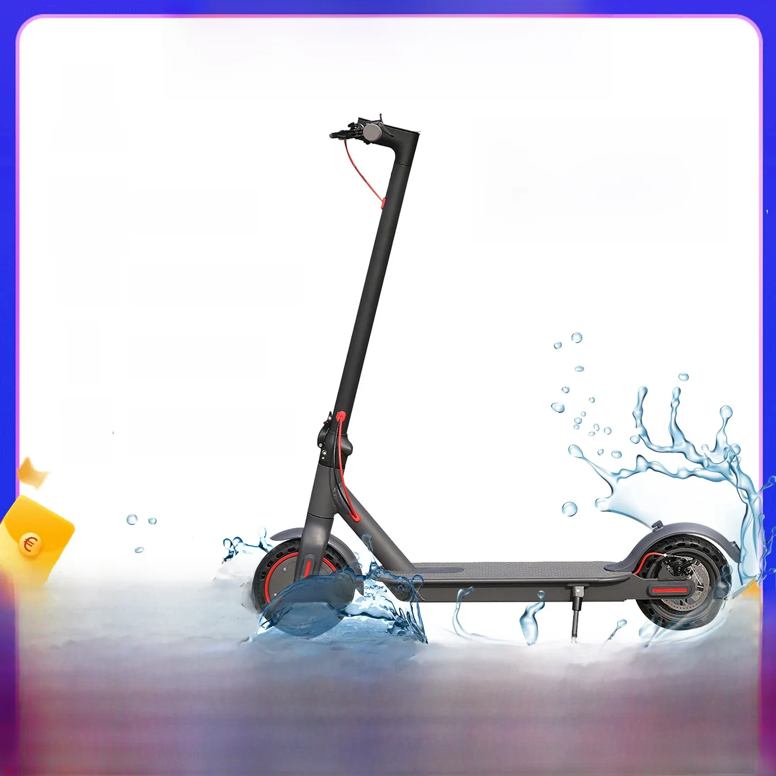 365go scooter elétrico 350w motor 31km/h velocidade máxima 8.5 Polegada fora da estrada 7.8ah adulto