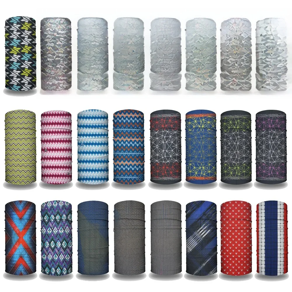 AliExpress Fandana Gear Seamless Geometric Tartan Bandana Hiking Headband for Women Men Striped Cycling Biking Tube Neck Gaiter Running Face Cover Snood