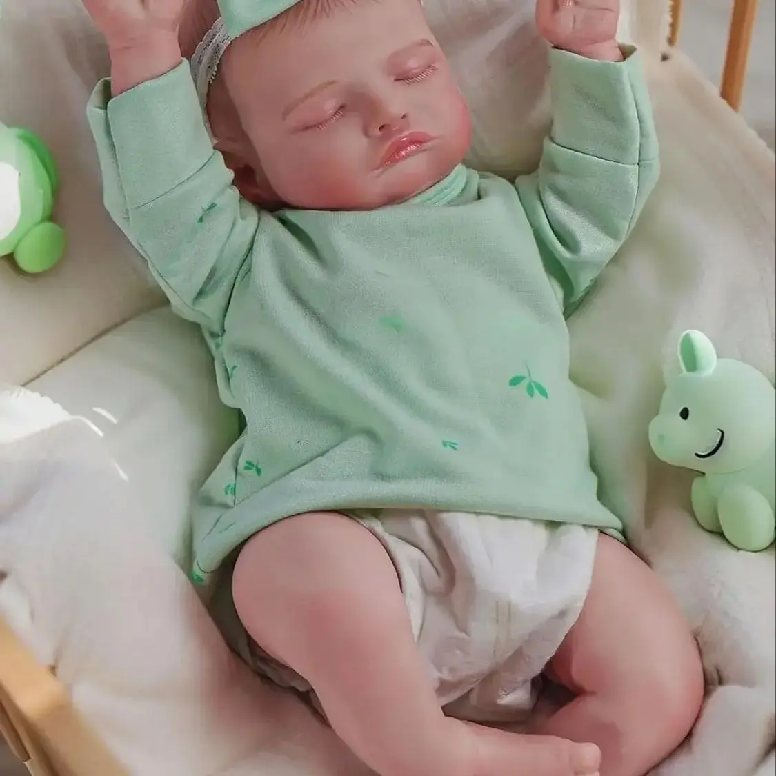 Reborn Lifelike Baby Dolls- Inch Cute Soft Vinyl Realistic Baby Doll, Poseable Real Life Baby Dolls