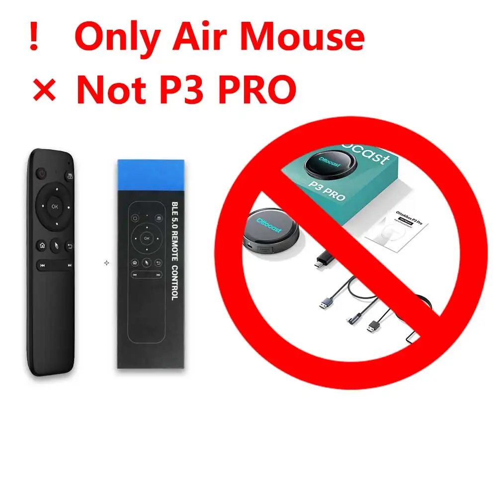 OTTOCAST P3 PRO AIボックス ワイヤレスCarPlay Android Auto AI音声