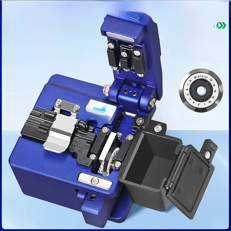COMPTYCO FTTH High Precision Cutting Tool AUA-X5 Optical Fiber Cleaver Cable Cutting Knife 16 Surface Blade