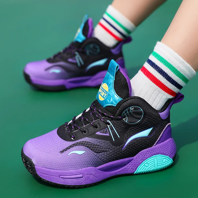 Fashion New Outdoor Sneakers Footwear Tennis Breathability Children's Basketball Shoes for Boys Girls Non-slip Kids Sport Shoes