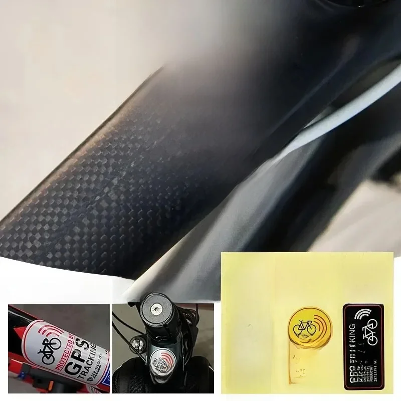 AliExpress 1set Bicycle GPS Sticker Scooter Motorcycle Anti-Theft Warning Sticker Tracking Reflective Waterproof Paster Bike Accessories